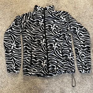 Columbia zebra print fleece